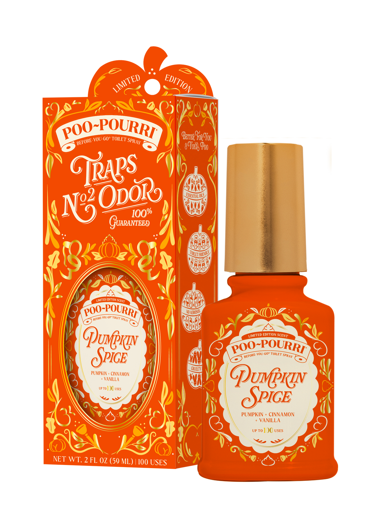 Poo~Pourri Pumpkin Spice 2oz | Fall Collection