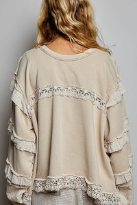 Cozy Charm Balloon Sleeve Top