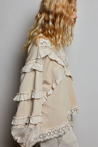 Cozy Charm Balloon Sleeve Top