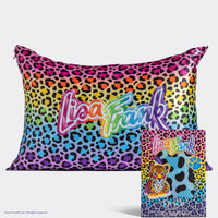 Lisa Frank Leopard Standard Satin Pillowcase by Kitsch