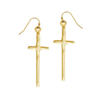 Tall Cross Earrings by Susan Shaw