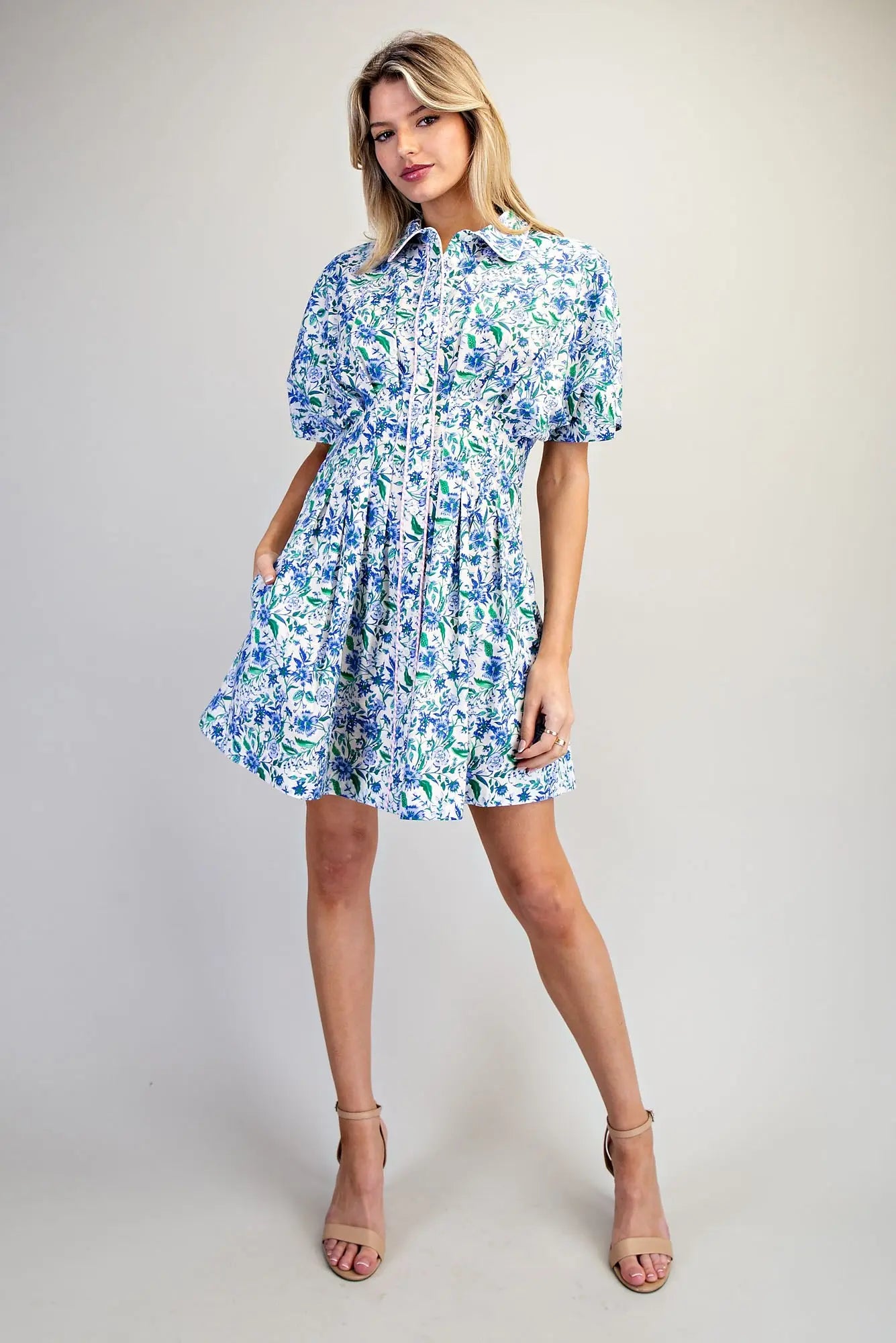 Fresh Floral Mini Dress