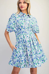 Fresh Floral Mini Dress