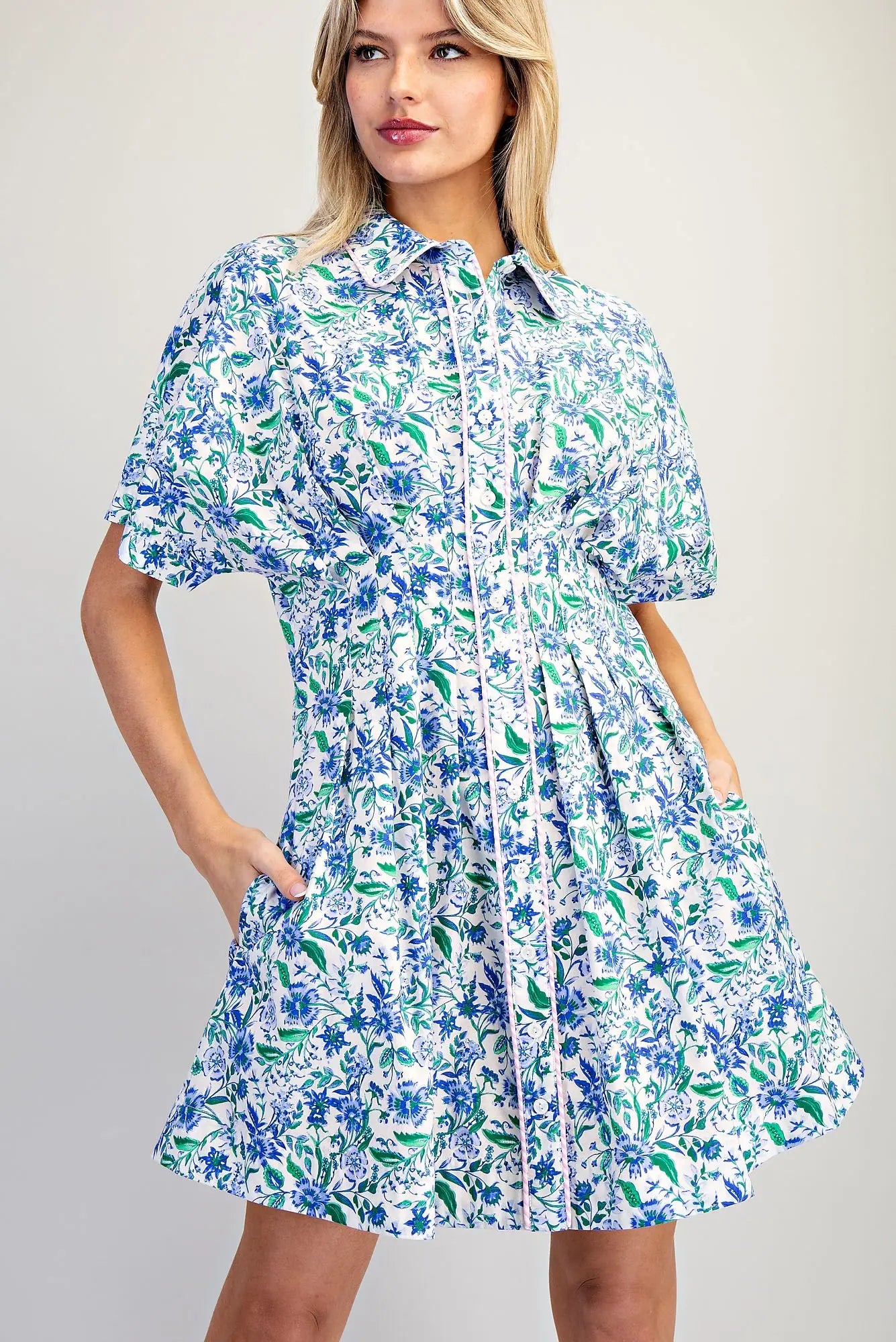 Fresh Floral Mini Dress