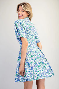 Fresh Floral Mini Dress