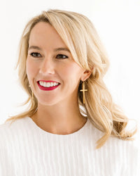 Tall Cross Earrings by Susan Shaw