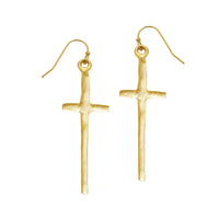 Tall Cross Earrings by Susan Shaw