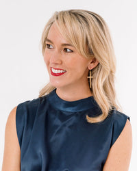 Tall Cross Earrings by Susan Shaw