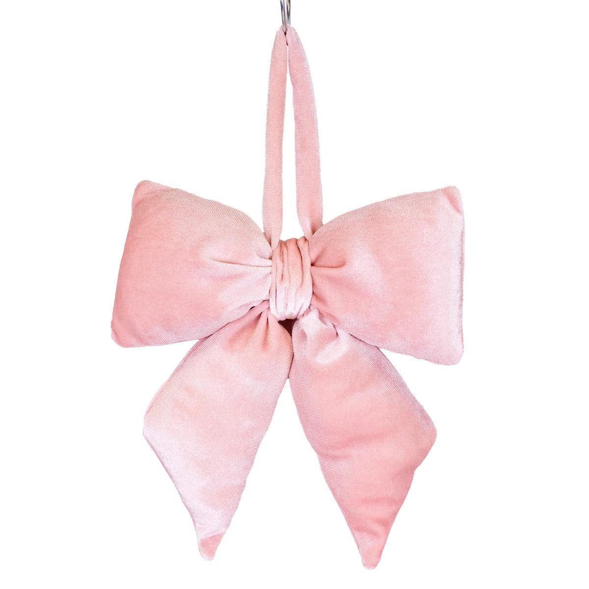 Evelyn Bow Ornament  Light Pink