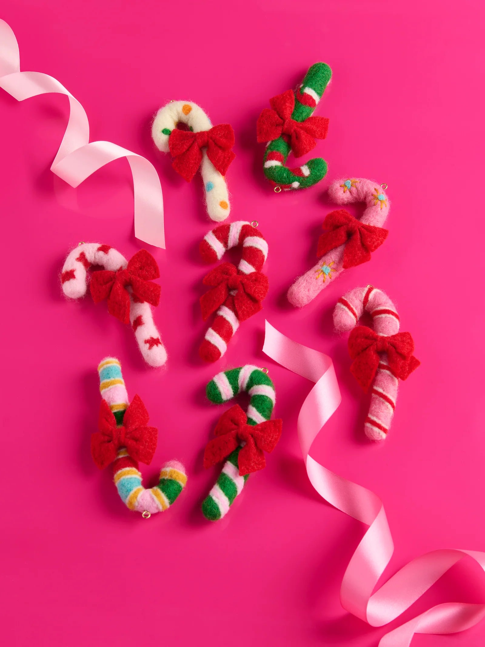 Felt Candy Cane Ornament*Final Sale
