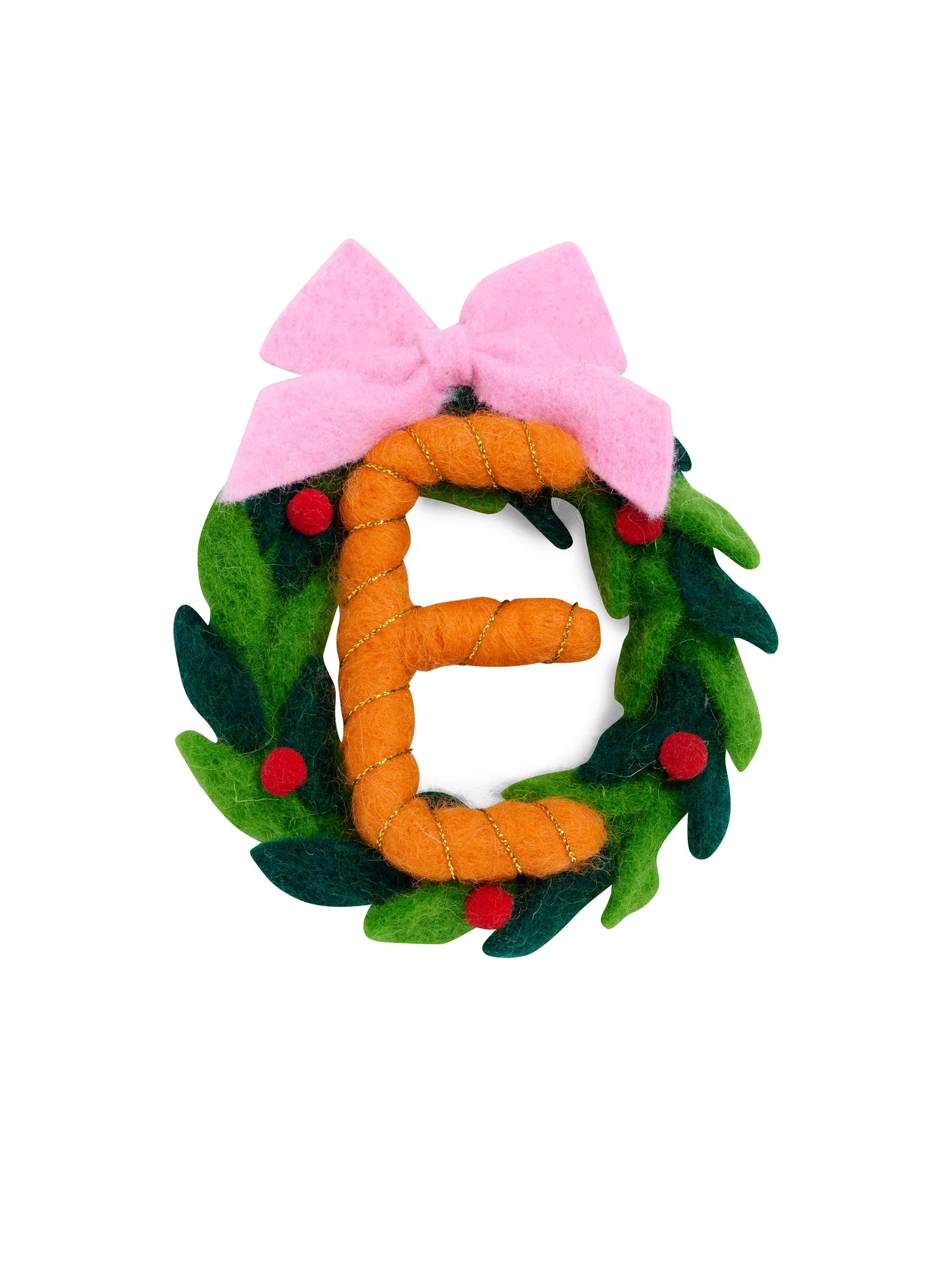 Felt Letter Christmas Ornament*Final Sale