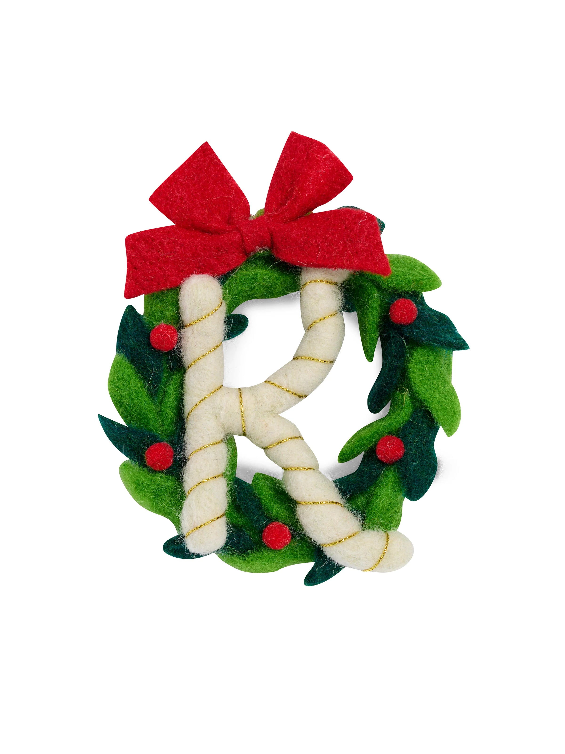 Felt Letter Christmas Ornament*Final Sale