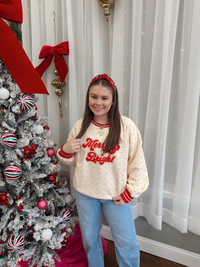 Merry and Bright Crewneck*Final Sale