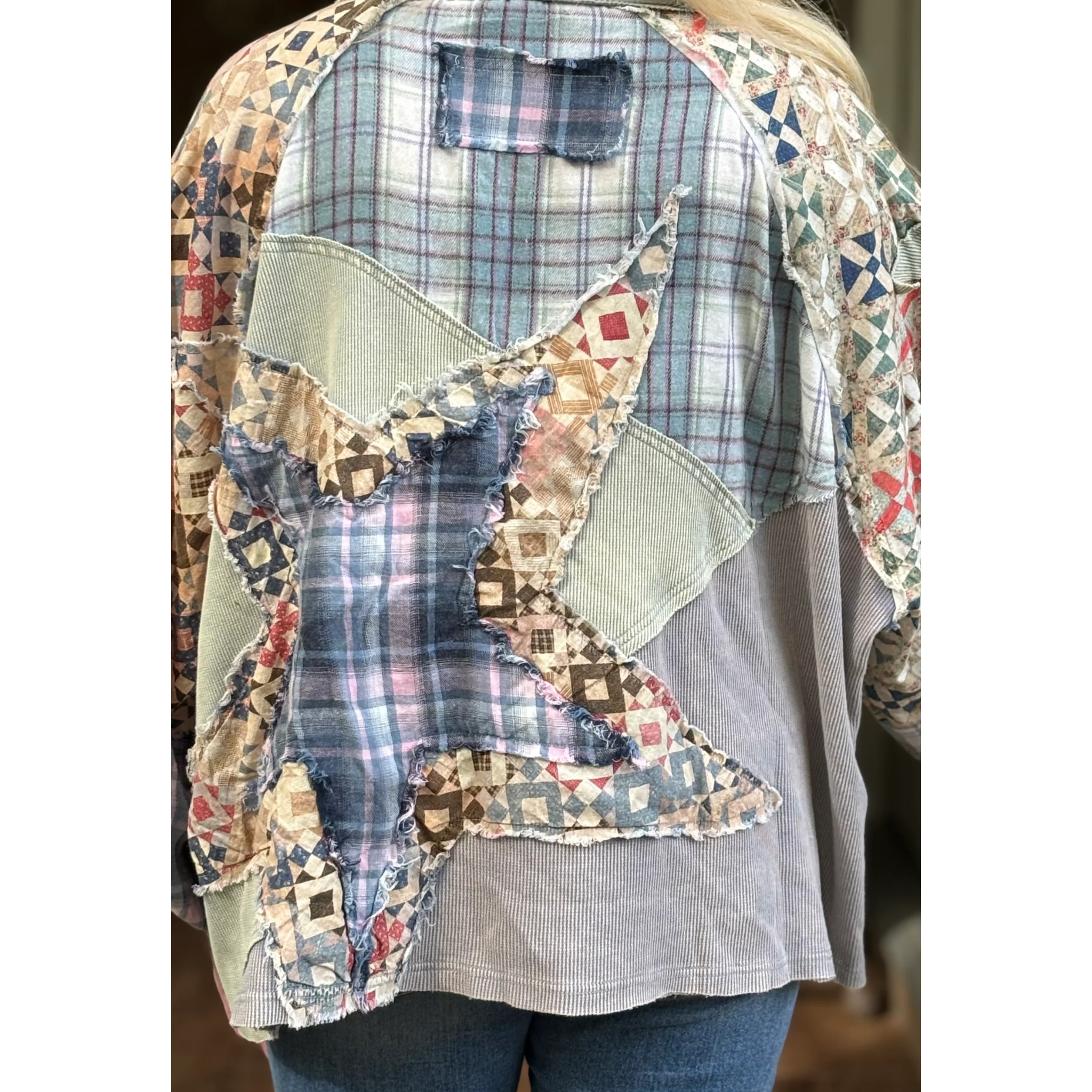 In The Stars Waffle Top *Final Sale