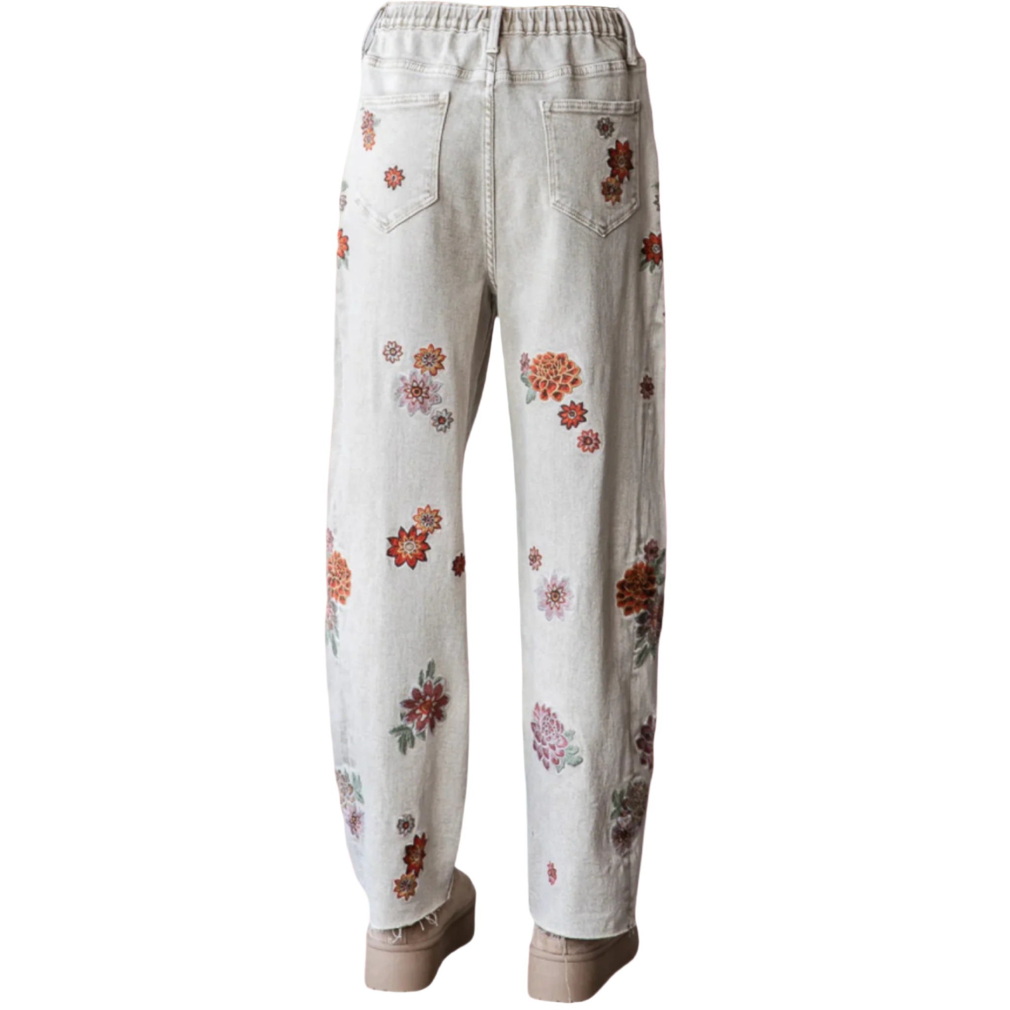 Lady Like Embroidered Jeans