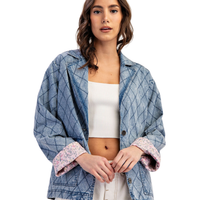 Touch of Pink Denim Jacket*Final Sale