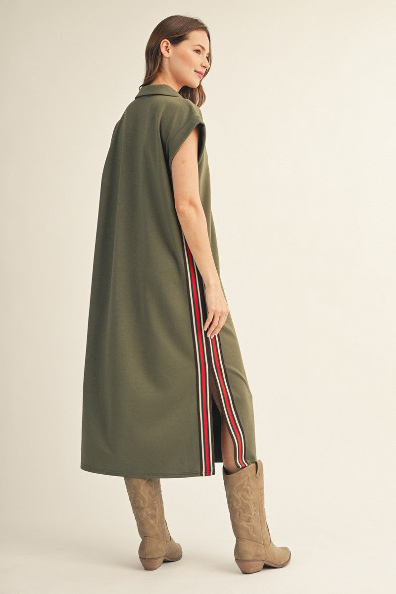 Side Stripe Stroll Dress