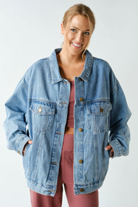 On The Go Denim Jacket