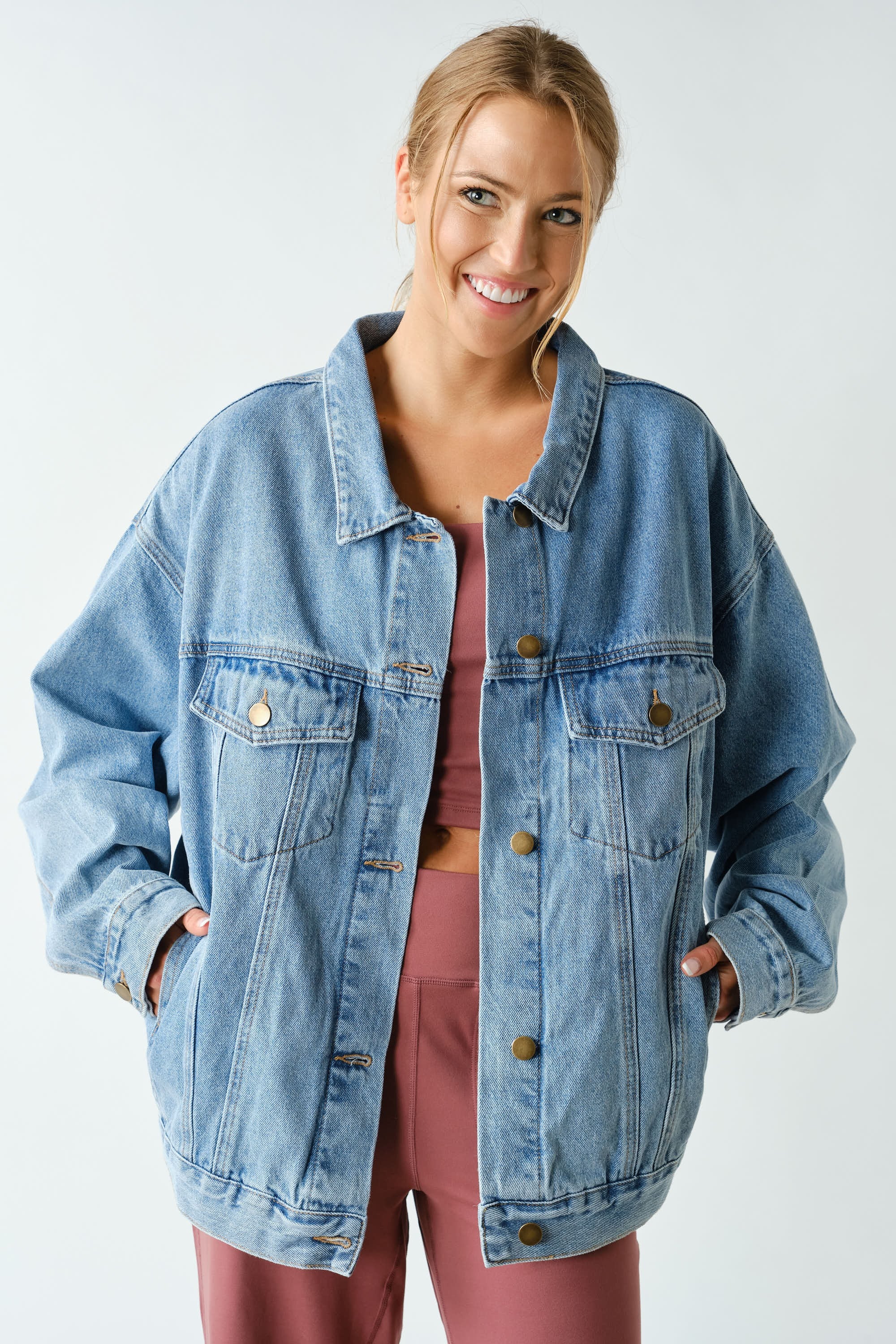 On The Go Denim Jacket