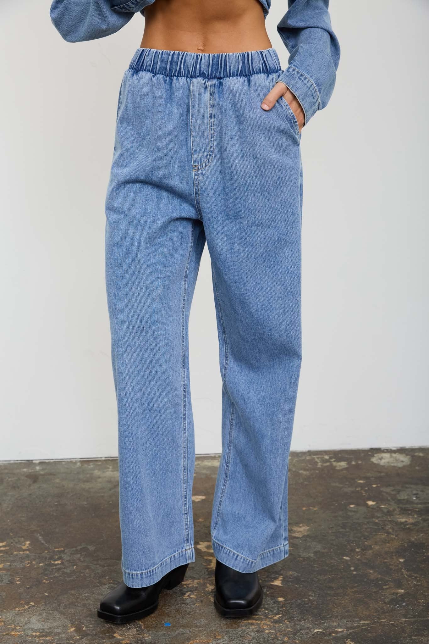 Washed Away Wide Leg Pants