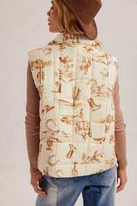 Cowgirl Cozy Puffer Vest