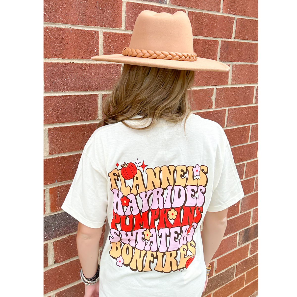 Hayrides & Bonfire Graphic Tee*Final Sale*