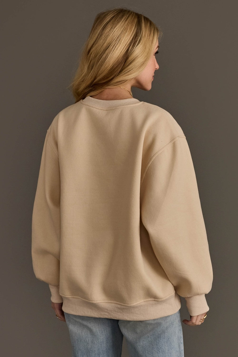 Merry & Bright Embroidered Sweatshirt
