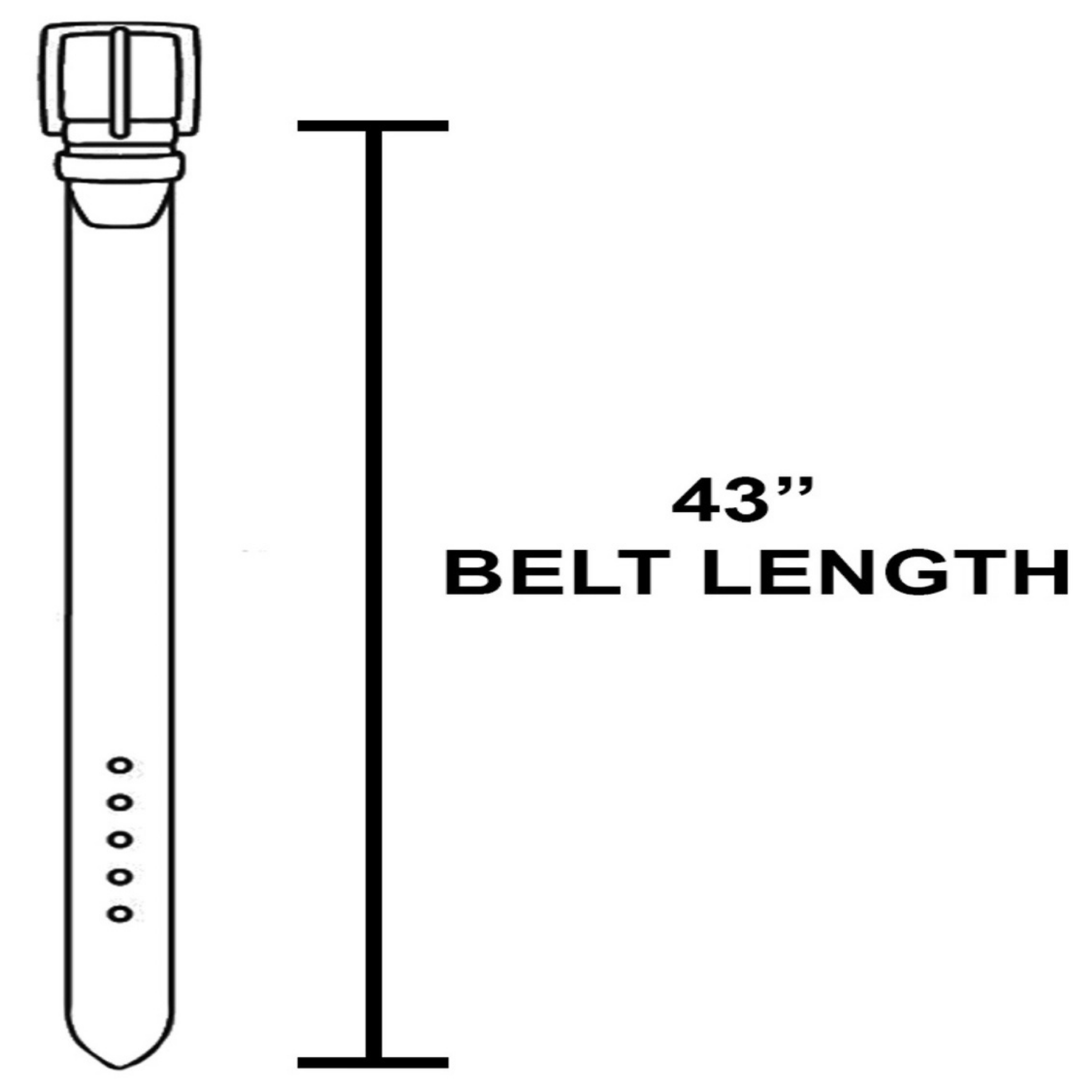 Black Center Bar Belt