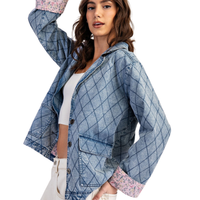 Touch of Pink Denim Jacket*Final Sale