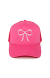 Judson & Co Embroidered Bow Trucker Hat