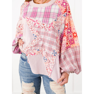 In The Stars Waffle Top *Final Sale