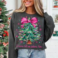 O Come Let Us Adore Him Sweatshirt*Final Sale