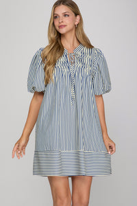Norfolk Sky Mini Dress