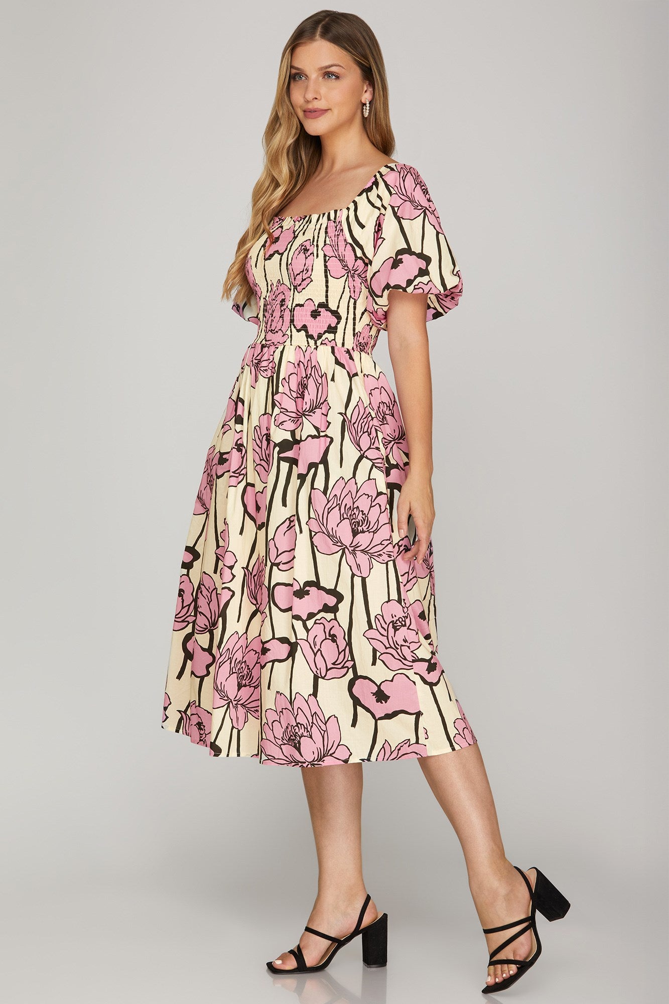 Moonlight Whispers Midi Dress