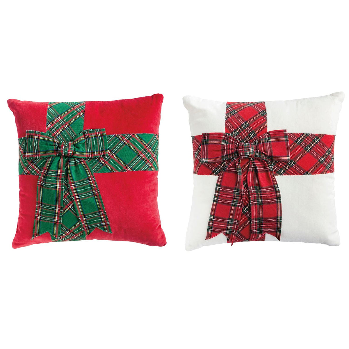 Tartan Bow Pillows