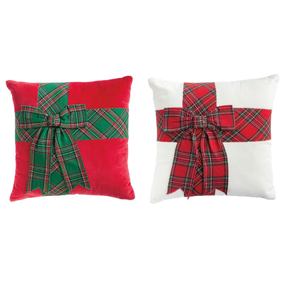 Tartan Bow Pillows