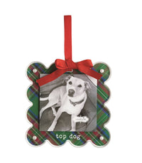 Mudpie Assorted Design Photo Ornament