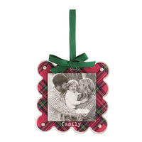 Mudpie Assorted Design Photo Ornament