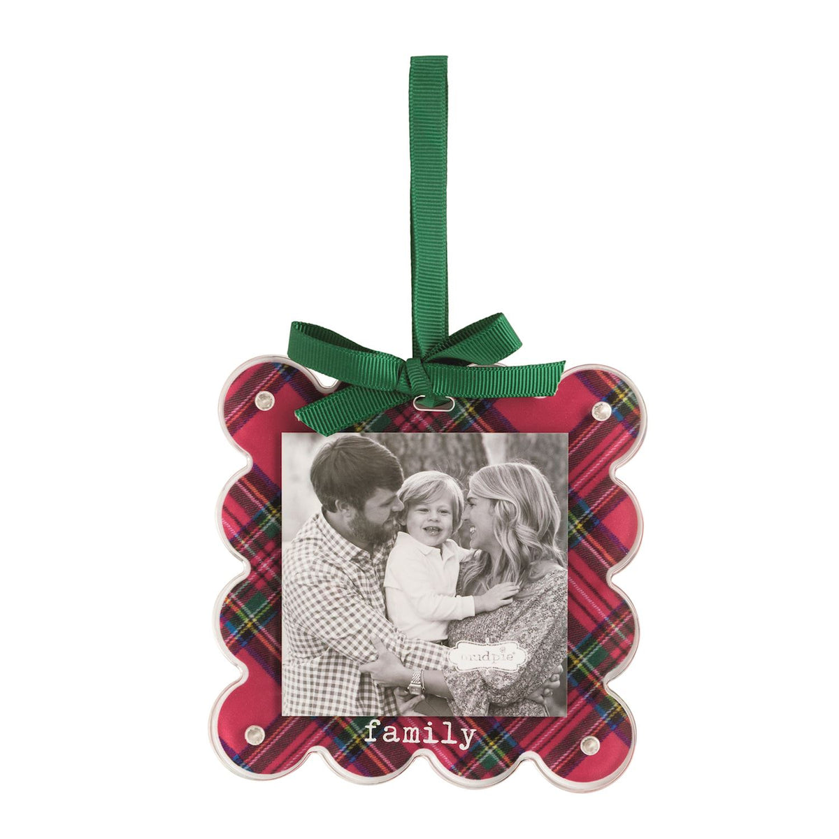 Mudpie Assorted Design Photo Ornament
