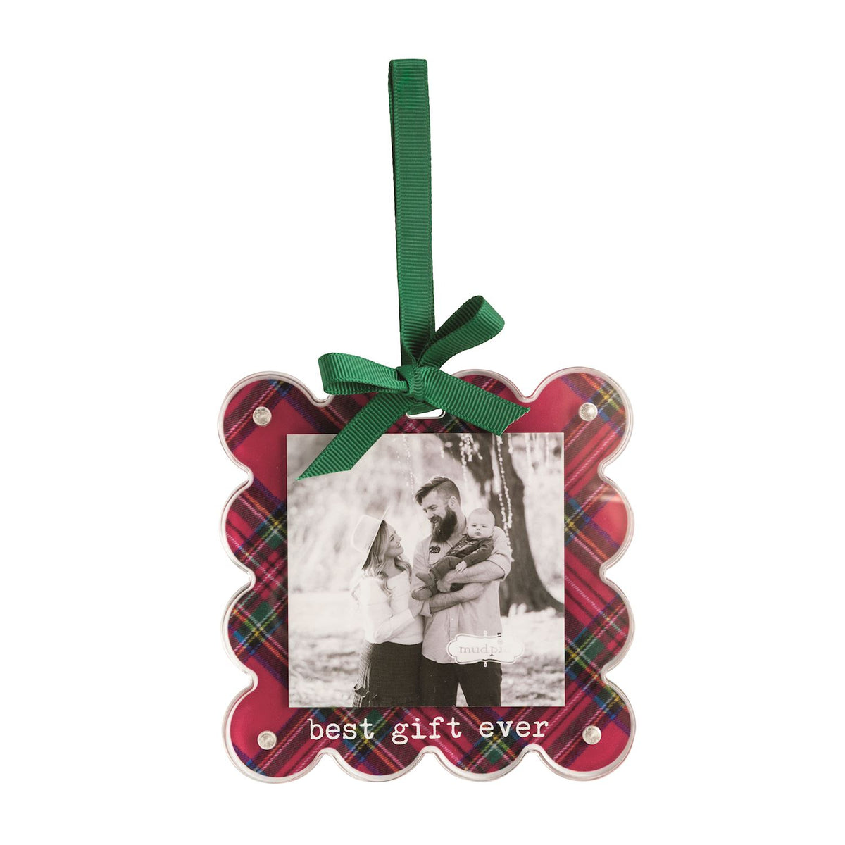 Mudpie Assorted Design Photo Ornament
