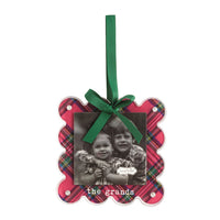 Mudpie Assorted Design Photo Ornament
