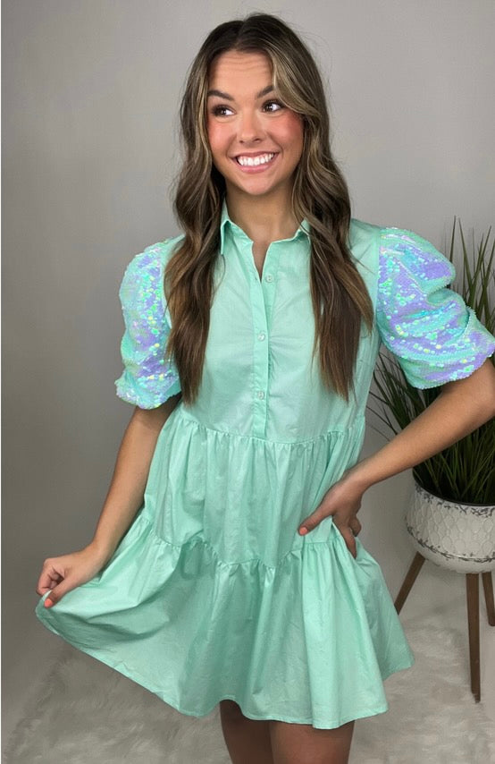 Mermaid Vibes Dress *Final Sale*