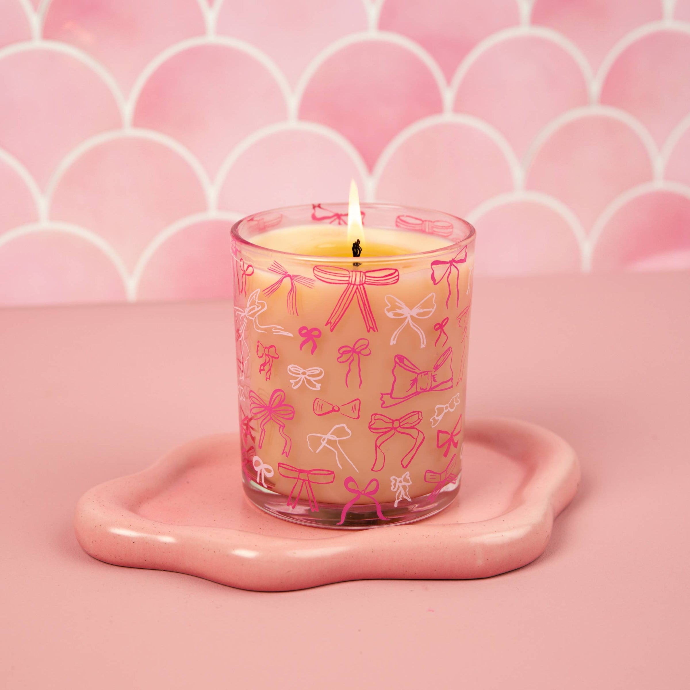 Sweet Grace Collection Bow Candle | Candle Gift