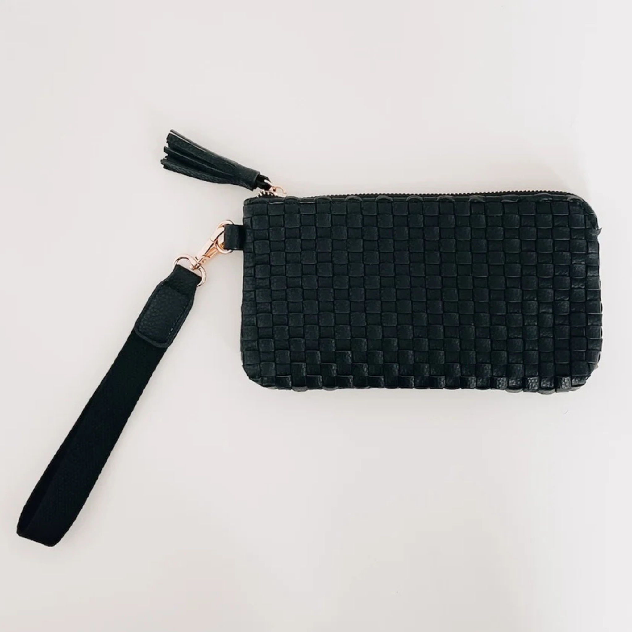 Emma Woven Clutch Wristlet