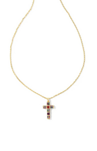 Gracie Gold Cross Short Pendant Necklace