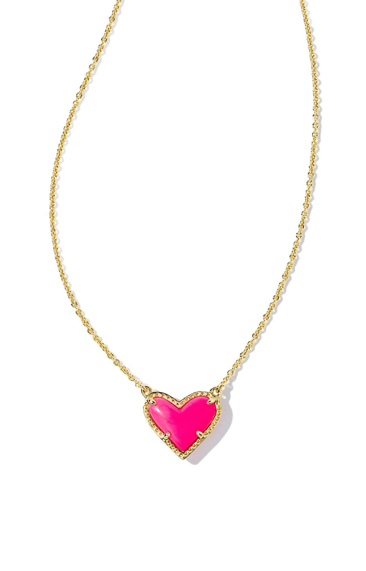 Ari Heart Gold Short Pendent Necklace