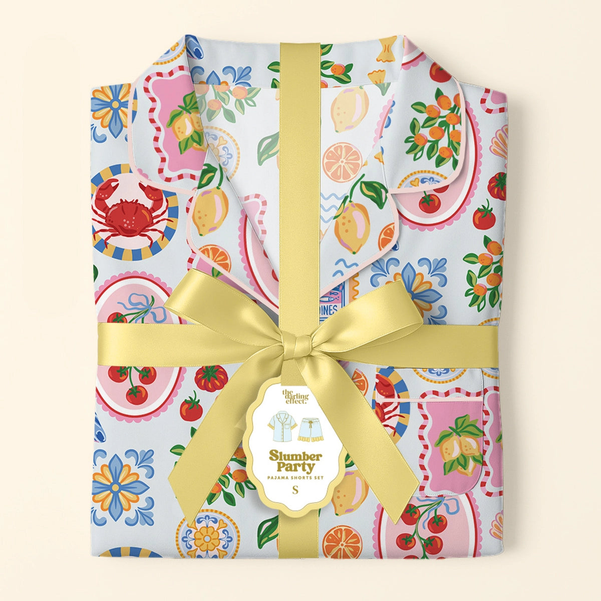 Slumber Party Pajama Shorts Set