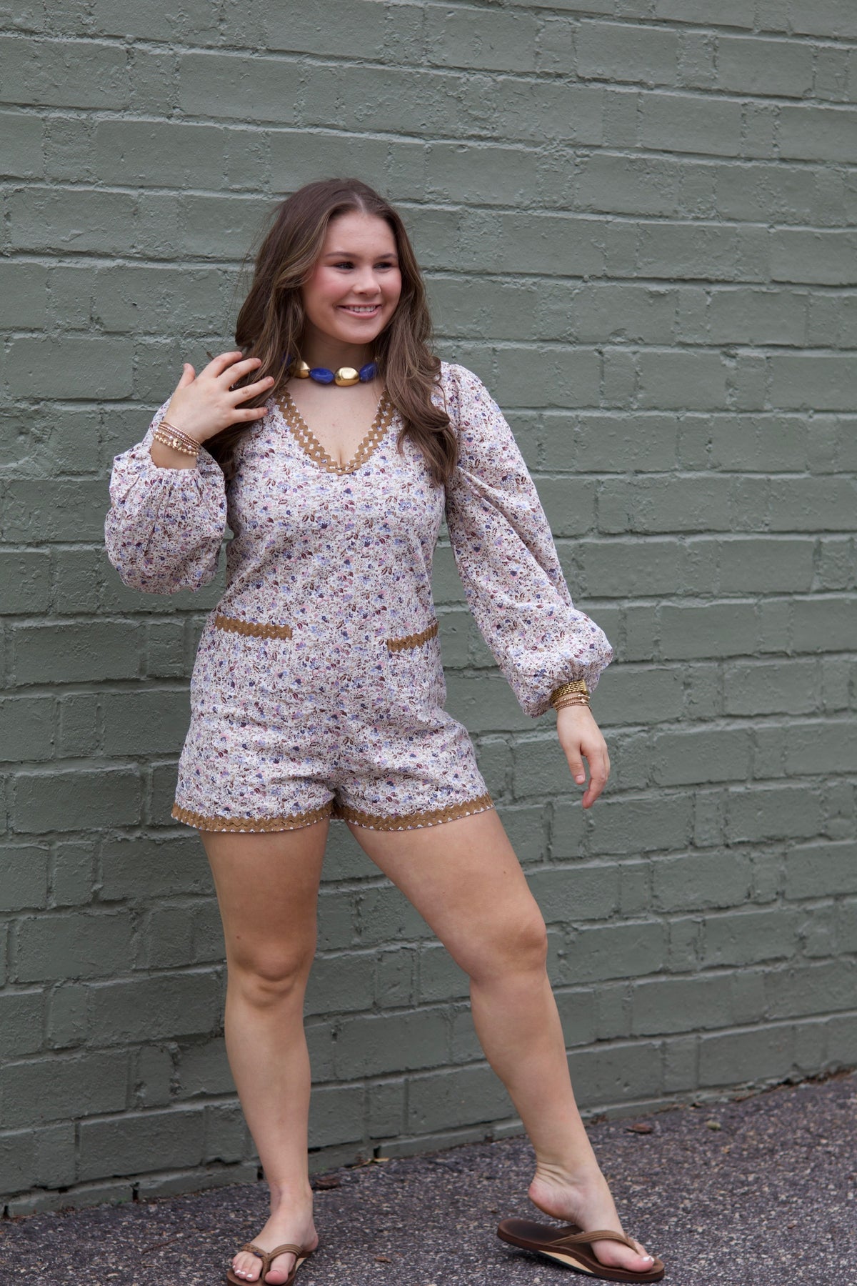 Autumn Meadow Romper