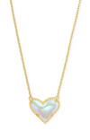 Ari Heart Gold Short Pendent Necklace