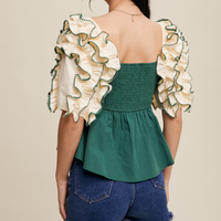 The Flirty Ruffle Top *FINAL SALE*